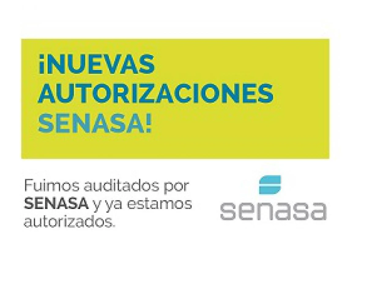 ¡Nuevas autorizaciones SENASA! Fuimos auditados por SENASA y ya estamos autorizados