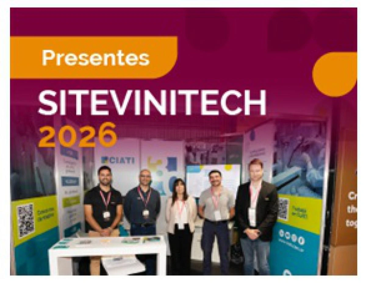 CIATI estuvo presente en Sitevinitech 2026: innovación analítica para la vitivinicultura